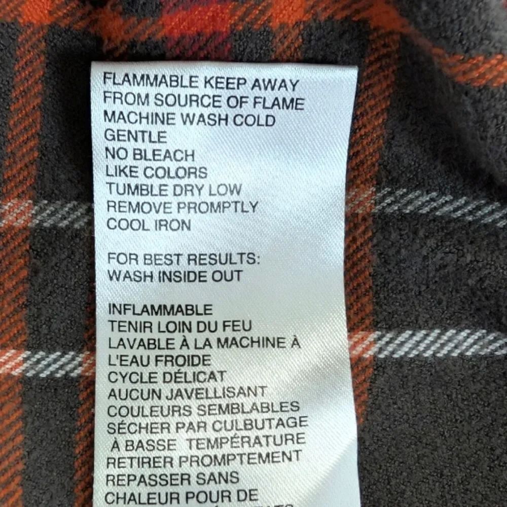 Woolrich Plaid Cabincore Outdoors Preppy Western Chore Button Down Top Shacket L - Picture 9 of 9